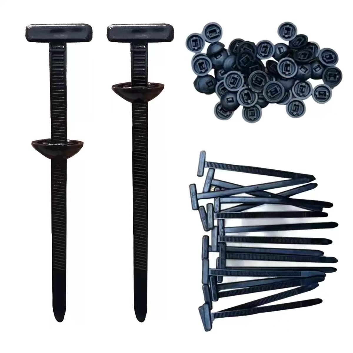 Heavy Equipment Management - 10/100PCS สายรัดไนลอนแบบหนาพร้อมหัวเข็มขัดสำหรับอุปกรณ์ไฟฟ้า การปรับปรุงบ้าน การซ่อมรถยนต์ การจัดการสายเคเบิล