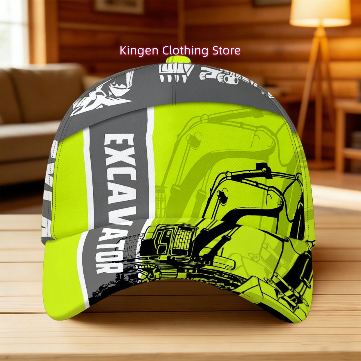 หมวกแก๊ปแบบปรับได้ 1 ชิ้น พร้อ - Heavy Equipment Vector บทวิจารณ์และราคา