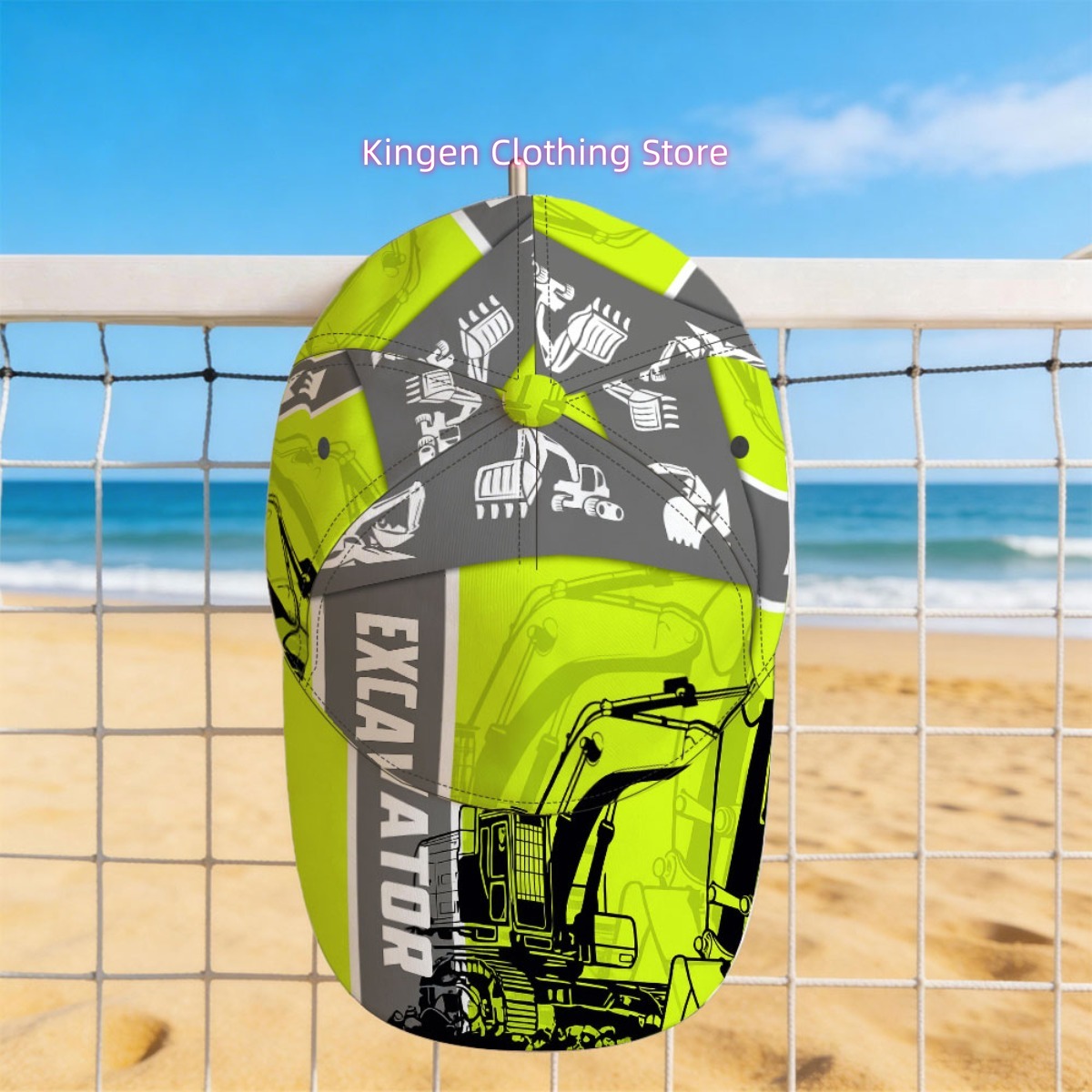 หมวกแก๊ปแบบปรับได้ 1 ชิ้น พร้อ - Heavy Equipment Vector บทวิจารณ์และราคา