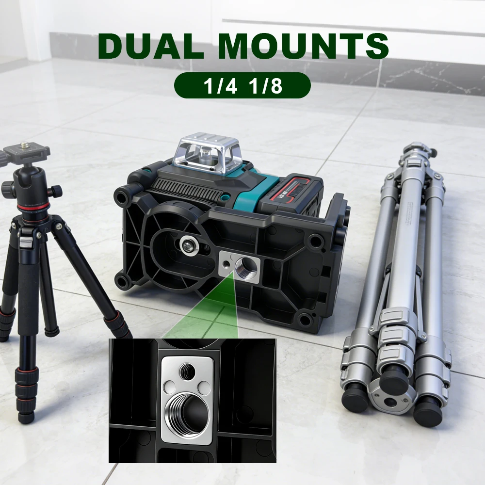 12 เส้น เลเซอร์ระดับ 360 องศา  - Laser Level Rotary บทวิจารณ์และราคา