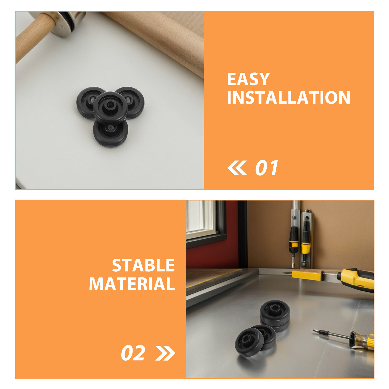 6 ชิ้น อุปกรณ์ฟิตเนส ลูกกลิ้ง  - Heavy Equipment Attachments บทวิจารณ์และราคา