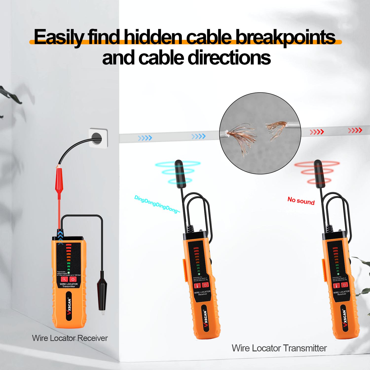Vxscan อุปกรณ์ติดตามสายไฟใต้ดิ - Underground Cable Detector บทวิจารณ์และราคา