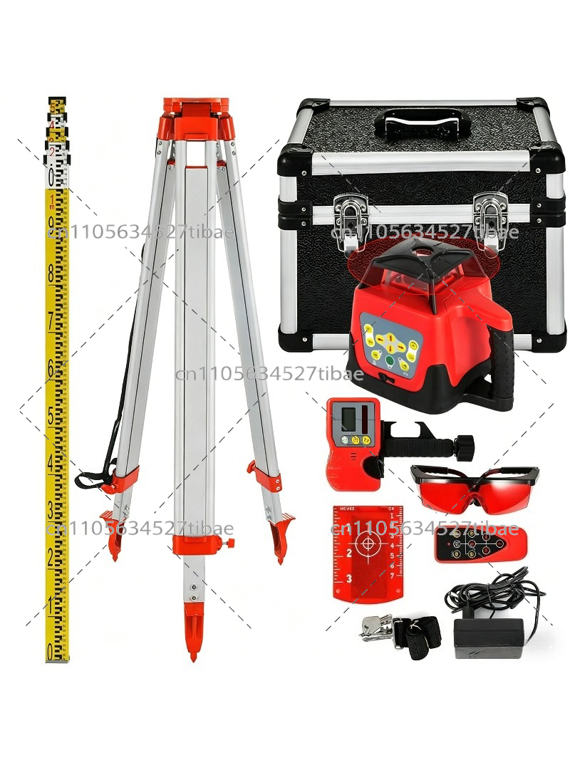 ระดับเลเซอร์ลำแสงสีแดง ระยะ 50 - Laser Level Rotary บทวิจารณ์และราคา