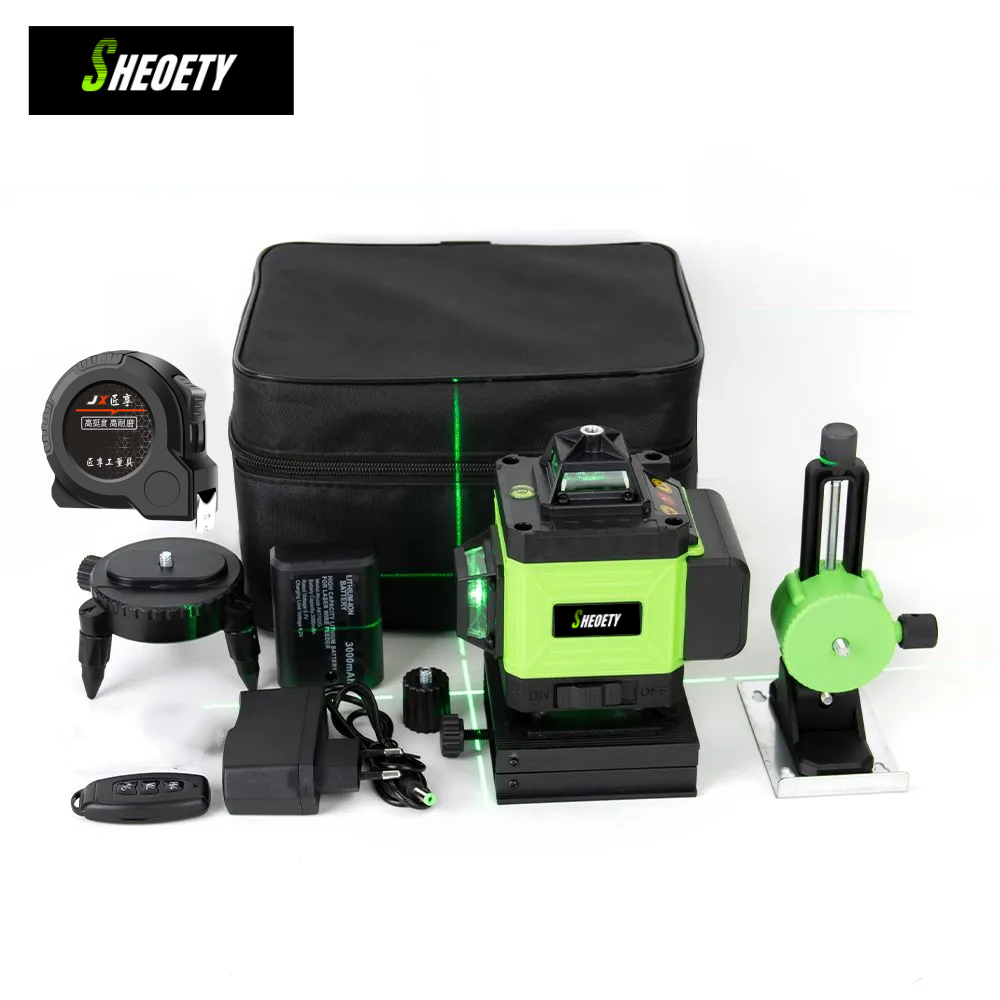 4D 16 เส้นมืออาชีพ 360 ° Self- - Laser Level Rotary บทวิจารณ์และราคา